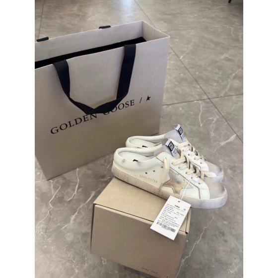 Super-Star Sabot Golden Goose Deluxe Brand 2025 SNERKERS Golden Star Half Drag